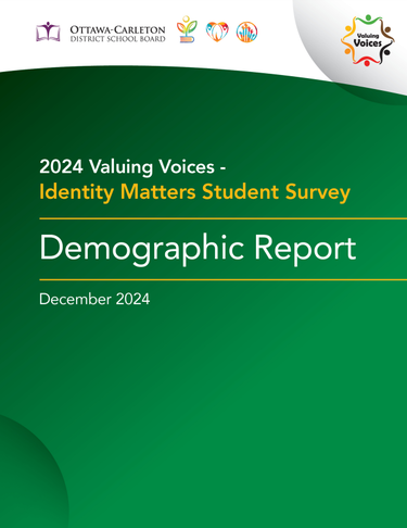 2024 Valuing Voices Report Cover