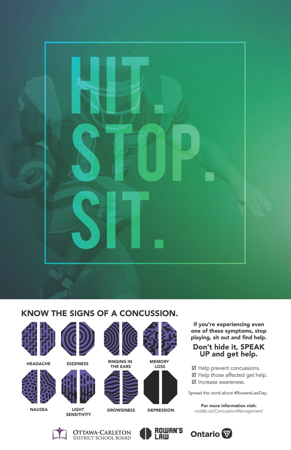 click to download the hit stop sit concussion awareness posted