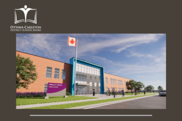 illustration of the New Findlay Creek Elementary School